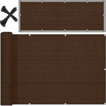 JohnGreen Балконно покритие 7x1m, 150 g/m2 - Тъмнокафяво (SDH436-DARK_BROWN)