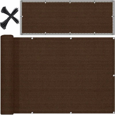 JohnGreen Балконно покритие 7x1m, 150 g/m2 - Тъмнокафяво (SDH436-DARK_BROWN)