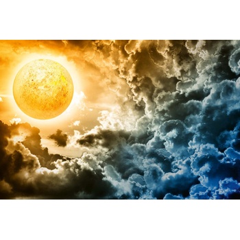 DIMEX ART s. r. o Флизелинов фототапет мистично пълнолуние 375 x 250 см