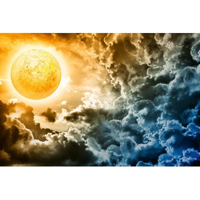 DIMEX ART Флизелинов фототапет мистично пълнолуние 375 x 250 см