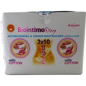 BioIntimo Anionové hygienické vložky denné Duo pack 20 ks