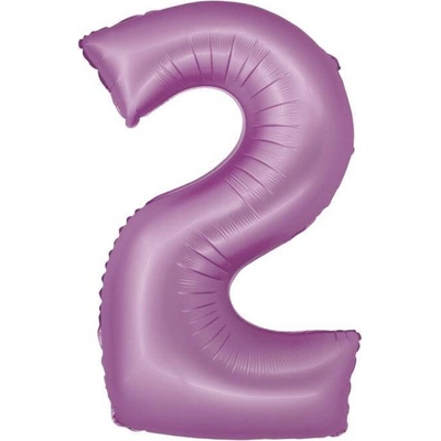 Godan balloons Chytrý fóliový balónek číslo 2 matná levandule 76 cm