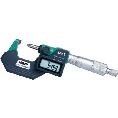 Insize třmenový mikrometr 0-25mm na měření zřasení 3566-25BA