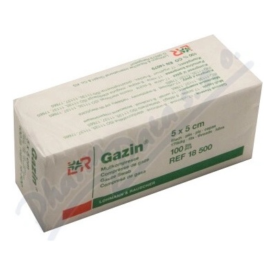 Gazin Gáza hydrofil 5 x 5 cm 100 ks