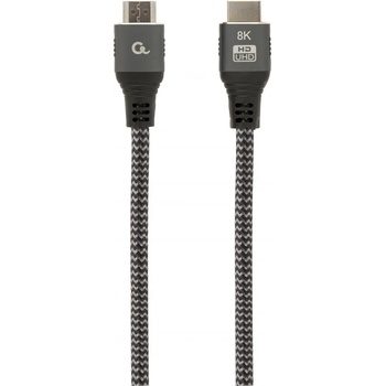 Gembird CCB-HDMI8K-3M Ултра високоскоростен HDMI кабел с Ethernet 8K Select Plus Series 3 м сив (CCB-HDMI8K-3M)
