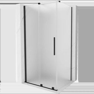 Mexen Velar плъзгаща се душ кабина 120 x 70 cm, матирано, черно - 871-120-070-31-70 (871-120-070-31-70)