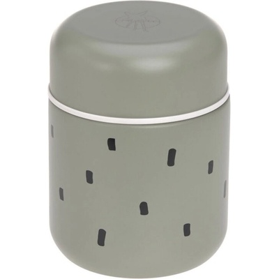 Lässig Food Jar Medium Happy Prints light olive 350 ml