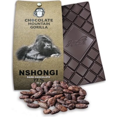 Nshongi dark chocolate 77%, 50 g