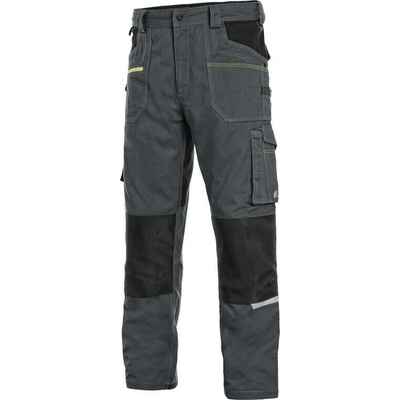 CXS STRETCH nohavice 170-176cm tmavosivá/čierna