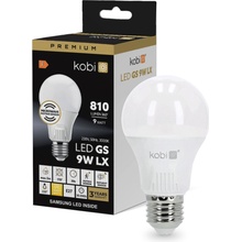 LED žárovka LED E27 A60 9W = 60W 810lm 3000K teplá bílá 220° KOBI čidlem Pohybu i soumraku