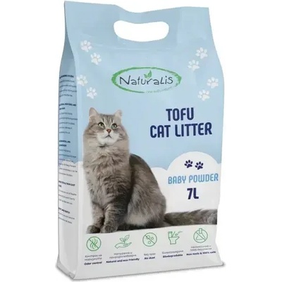 Naturalis Tofu Cat Litter 7l Baby Powder- 100% натурална котешка тоалетна с бебешка пудра
