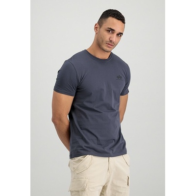 Alpha Industries tričko Backprint T šedočerné/černé