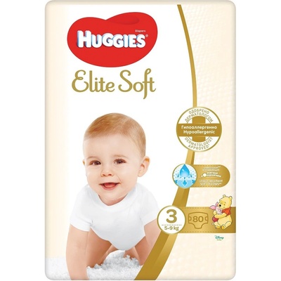 Huggies Бебешки пелени Huggies Extra Care - Размер 3, 6-10 kg, 72 броя (5029053578095)