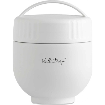 Vialli Design Fuori obedový termobox s lyžičkou 680 ml biela