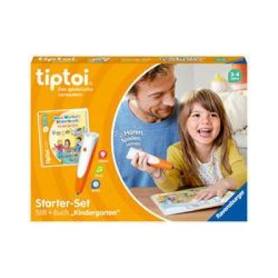 Ravensburger tiptoi Starter-Set 00113: Stift und Wörter-Bilderbuch Kindergarten- Lernsystem für Kinder ab 3 Jahren | Stefan Lohr
