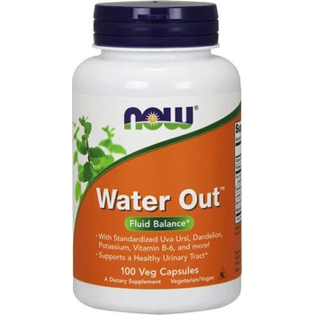 NOW Хранителна добавка при хроничен Цистит, Now Foods Water Out 100 Veg Capsules