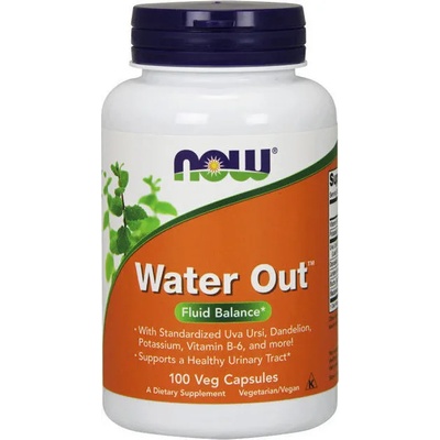 NOW Хранителна добавка при хроничен Цистит, Now Foods Water Out 100 Veg Capsules