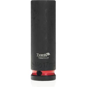 Tvardy Удължен ударен вложок Tvardy 1/2" 6-стен 17mm CR-MO 81734 (T00211-17)
