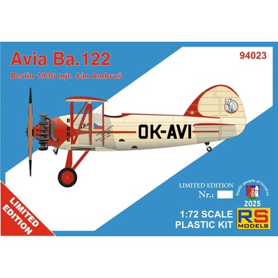 RS Models Avia Ba.122 OK-AVI Berlin 36 1:72