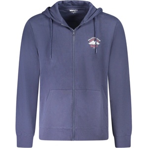 Wrangler Мъжки суитшърт с цип wrangler, Размер l, Цвят Синьо (112362887_blnavy)