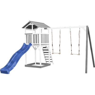 AXI Hracia veža s 2 hojdačkami Beach Tower sivá, biela