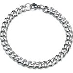 HARAHU Ръчна верига kr-34832 - Сребърна / 22см / 7мм kp34832
