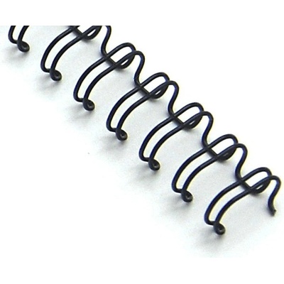 CN kovový hřbet 9,5mm černá 100ks