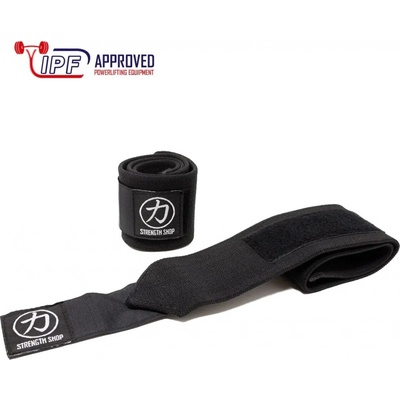 IPF Approved Bandáže na zápěstí SS Wrist wraps medium černá 60 cm