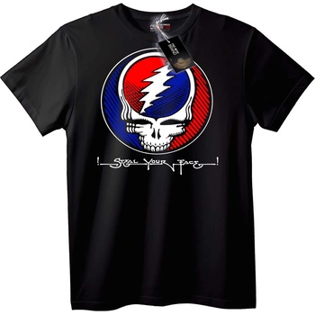 NOONEBRAND Тениска Grateful Dead "Открадни Лицето" - 2XL, Black