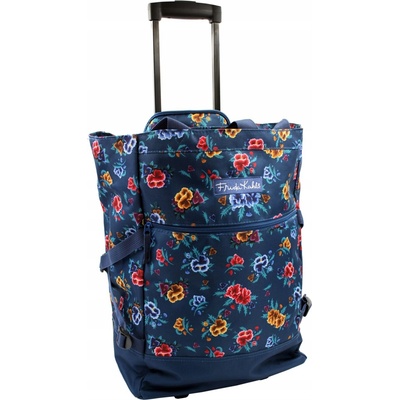 Punta taška na kolieskach nákupná polyester kvety