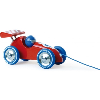 Vilac drevené pretekárske ťahacie auto červené