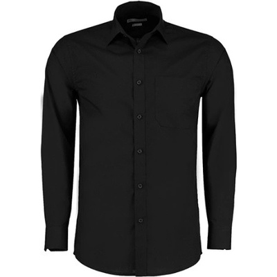 Kustom Kit pánská popelínová košile KK142 black