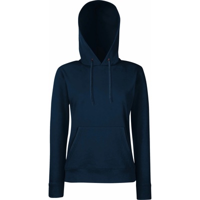 Fruit of the Loom Classic Lady-Fit Hooded Sweat COT-162038a3600 Navy deep