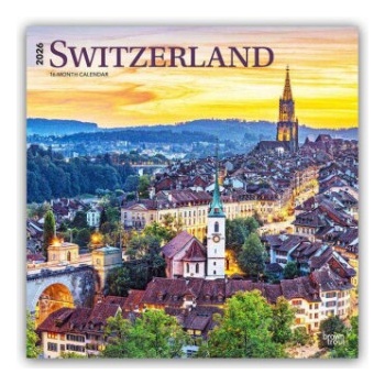 Browntrout Verlags GmbH Switzerland - Schweiz 2026 - 16-Monatskalender
