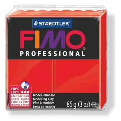 FIMO Полимерна глина Staedtler Fimo Prof, 85g, червен 200 (23842-А-ЧЕРВЕН)