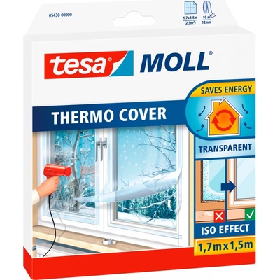 tesamoll Izolačná fólia do okien Thermo Cover 1,7 m transparentná
