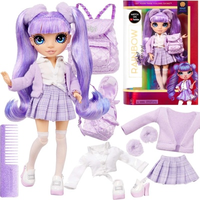 MGA Rainbow High Junior Fashion série 1 Violet Willow