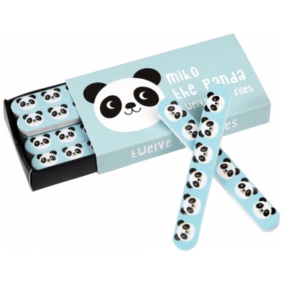 Rex London Пила за нокти - Панда Мико (пакет от 12) (28473)