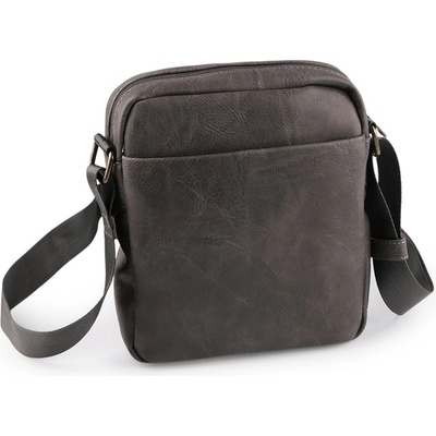 Pánská taška Crossbody 20x23 cm šedá