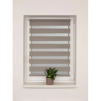 DeCori Roleta den a noc (ZEBRA) mini 73x150 šedá 1806
