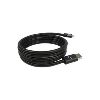 Fuse Chicken Titan Black Plus - стоманен Lightning кабел за iPhone, iPad, iPod с Lightning порт (1.5 метра)