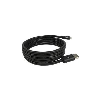 Fuse Chicken Titan Black Plus - стоманен Lightning кабел за iPhone, iPad, iPod с Lightning порт (1.5 метра)