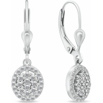 Brilio Silver náušnice PE060