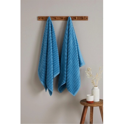 Homelife Хавлиена кърпа Homelife Super Soft Ribbed Hand Towel - Blue