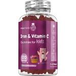 WeightWorld Анемия Желязо 7 mg + Витамин С 10 mg (за деца) 120 желирани таблетки, с вкус на горски плодове (127599 WW)