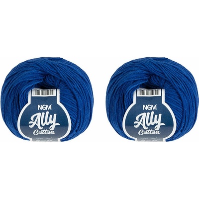 BELLATEX Ally cotton 50 g set 2 ks – 012 tmavomodrá