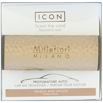 Millefiori Icon Metal Vanilla & Wood aроматизатор за автомобил