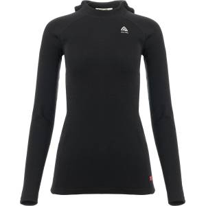 Aclima Дамски вълнен пуловер Aclima Women's Warmwool Hoodsweater V2 Merino hoodie - Jet Black (105-4666-0113)