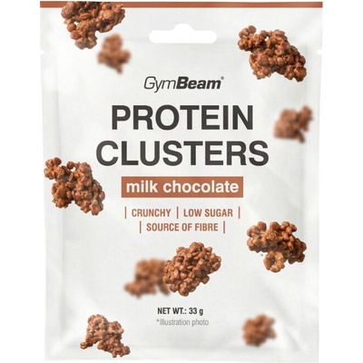 GymBeam Protein Clusters mléčná čokoláda 33 g – Sleviste.cz