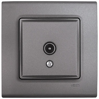 Image 1 of Panasonic РОЗЕТКА ТВ LIn Life 90402060 12dB СИВА (90402060)